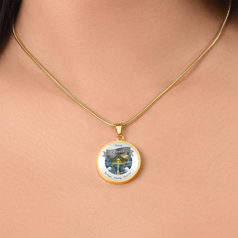 Monk 2 - RPG Fantasy Affirmation Necklace - More Than CharmsMore Than Charms