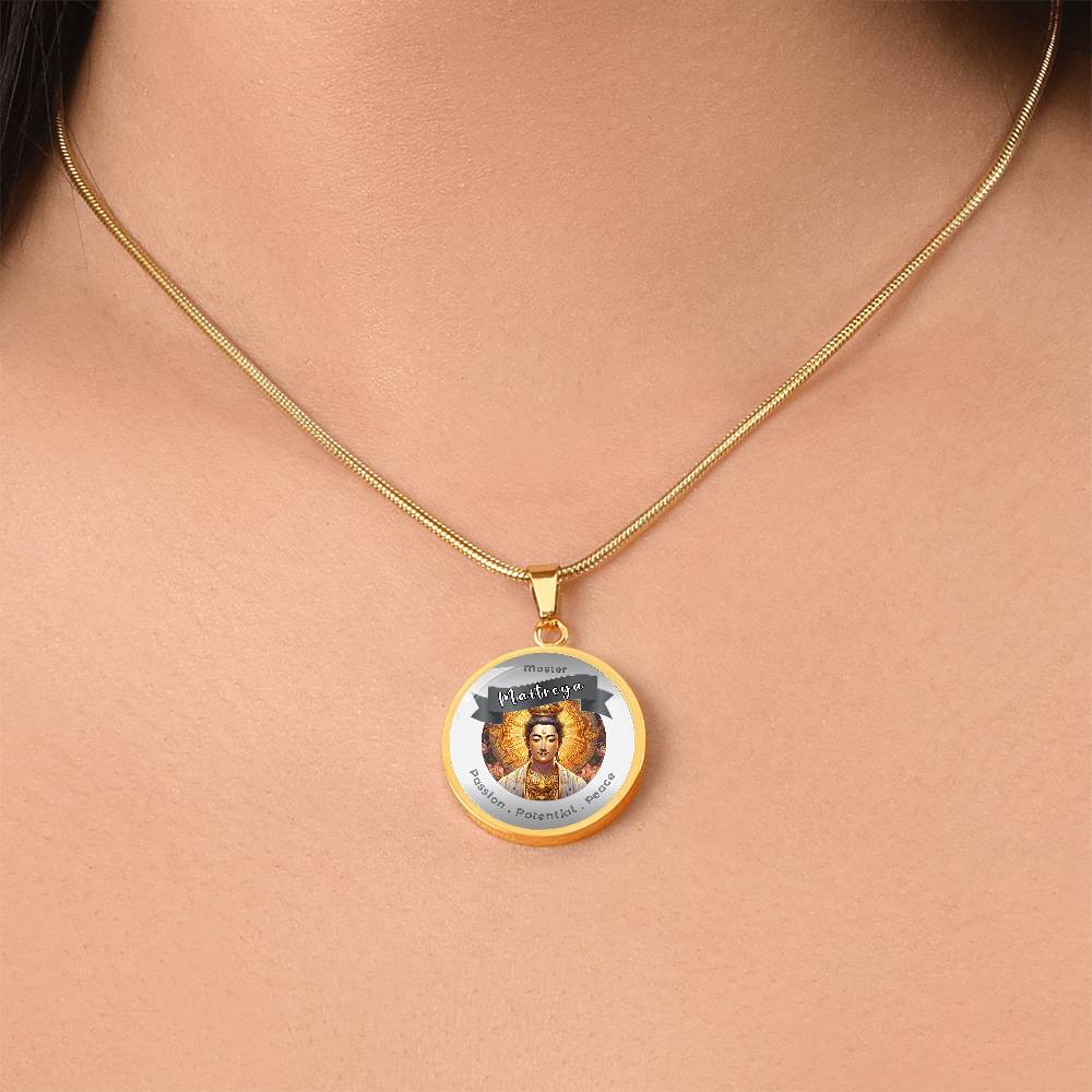 Maitreya - Affirmation Necklace For Passion, Potential & Peace - More Than CharmsMore Than Charms