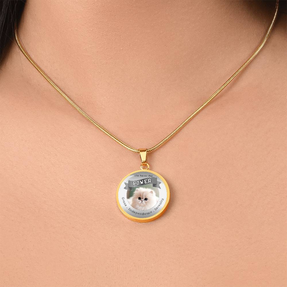 Persian - Cat Power Animal Affirmation Necklace - More Than CharmsMore Than Charms