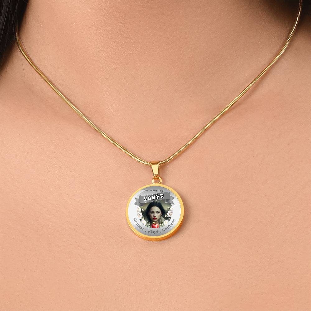 White As Snow - Affirmation Necklace - More Than CharmsMore Than Charms