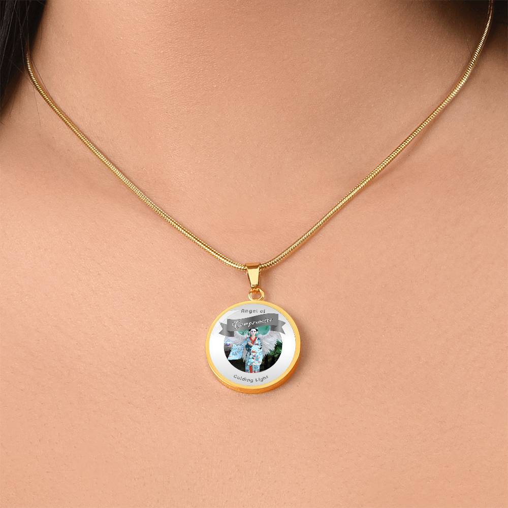 Compromise - Guardian Angel Affirmation Necklace - More Than CharmsMore Than Charms