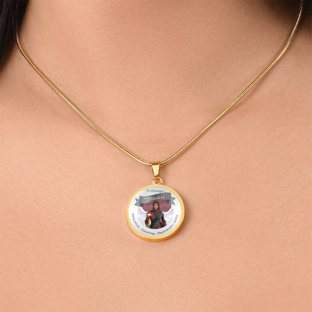 Archangel Metatron - Affirmation Necklace For Clearing, Education, Motivation & Unity - More Than CharmsMore Than Charms