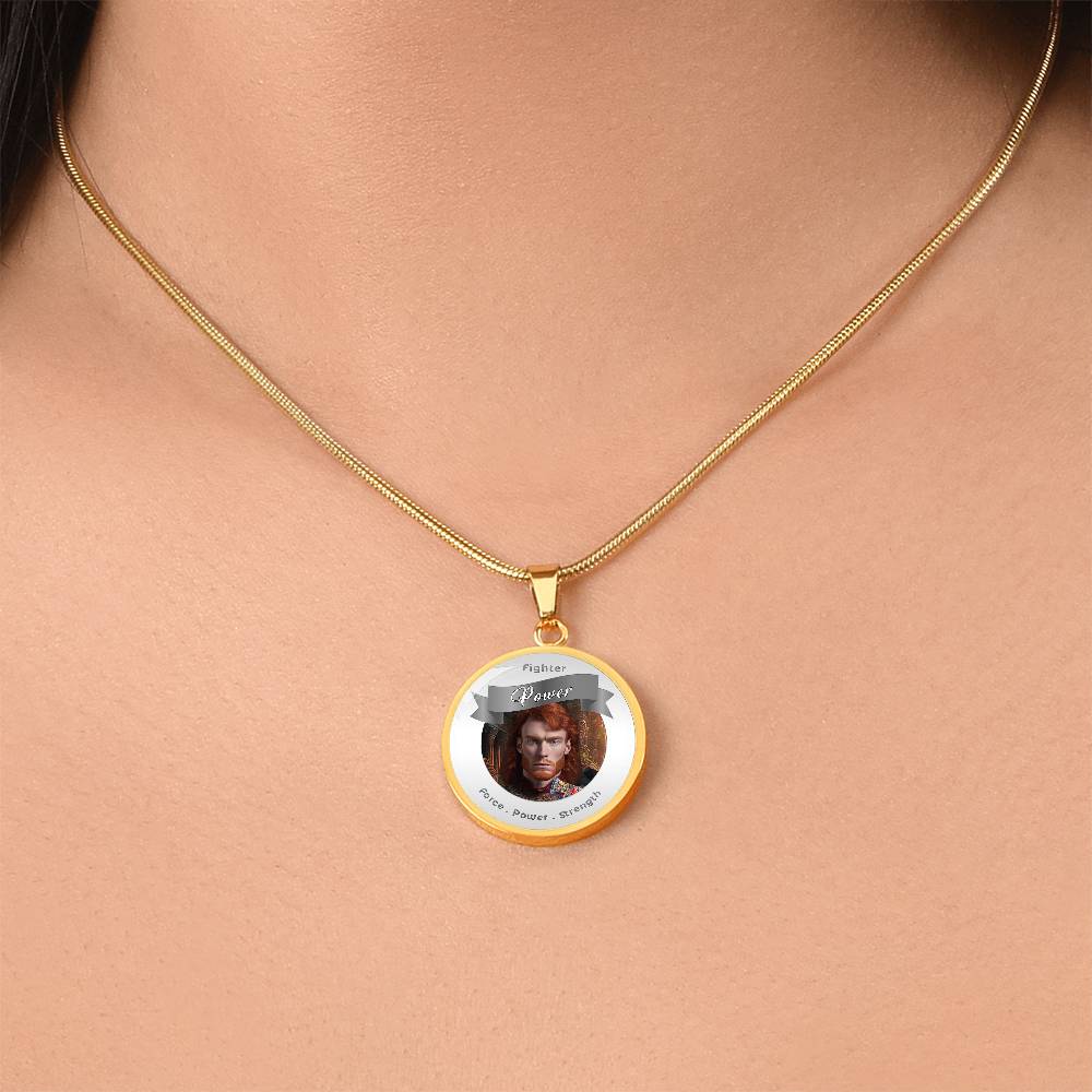 Fighter - RPG Fantasy Affirmation Necklace - More Than CharmsMore Than Charms