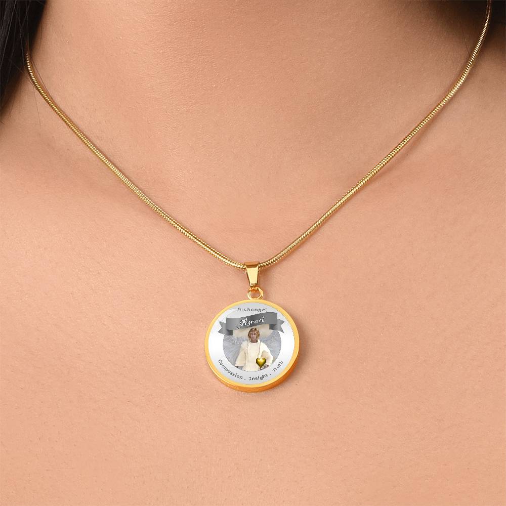 Archangel Azrael - Affirmation Necklace For Compassion, Insight & Truth - More Than CharmsMore Than Charms