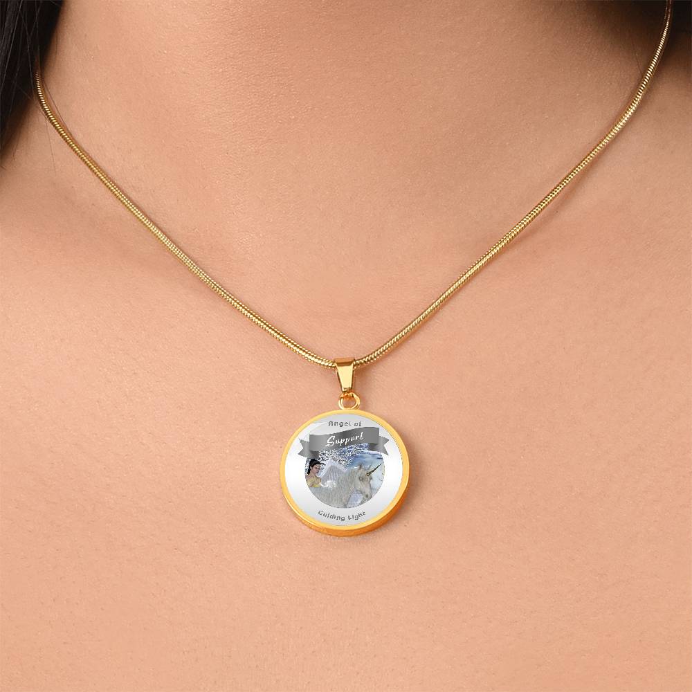 Support - Guardian Angel Affirmation Necklace - More Than CharmsMore Than Charms