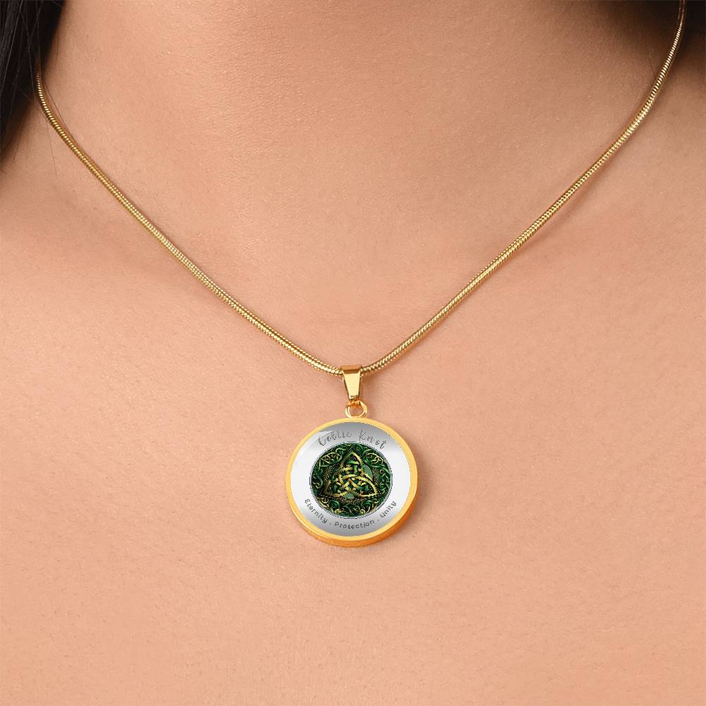 Celtic Knot - Eternity Unity Protection - Affirmation Necklace - More Than CharmsMore Than Charms