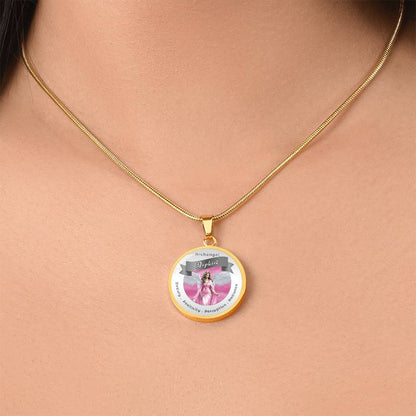 Archangel Jophiel - Affirmation Necklace For Beauty, Positivity, Perception & Radiance - More Than CharmsMore Than Charms