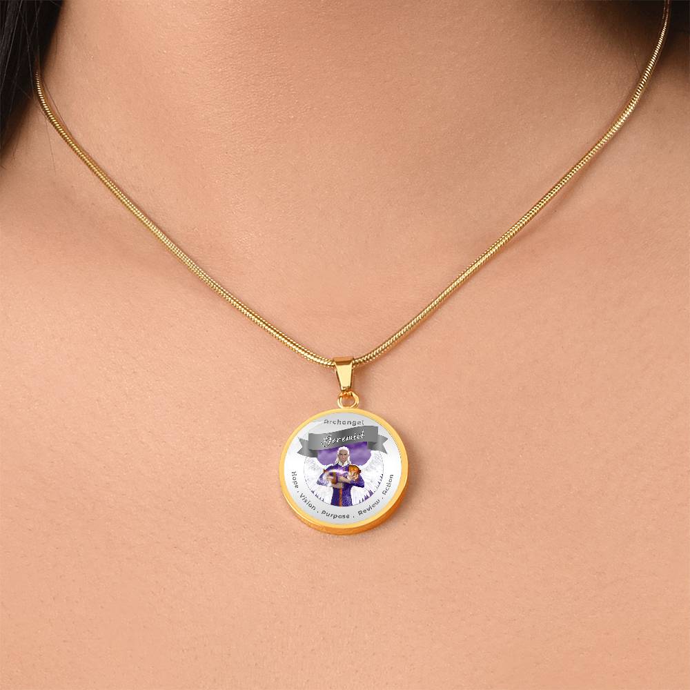 Archangel Jeremiel - Affirmation Necklace For Action, Hope, Purpose, Review & Visions - More Than CharmsMore Than Charms