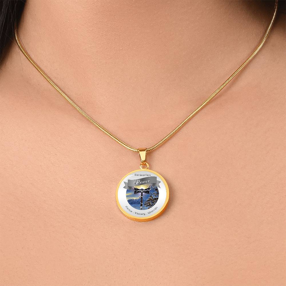 Barbarian 2 - RPG Fantasy Affirmation Necklace - More Than CharmsMore Than Charms