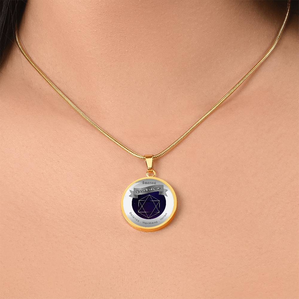 Octahedron - Balance Harmony Union - Affirmation Necklace - More Than CharmsMore Than Charms