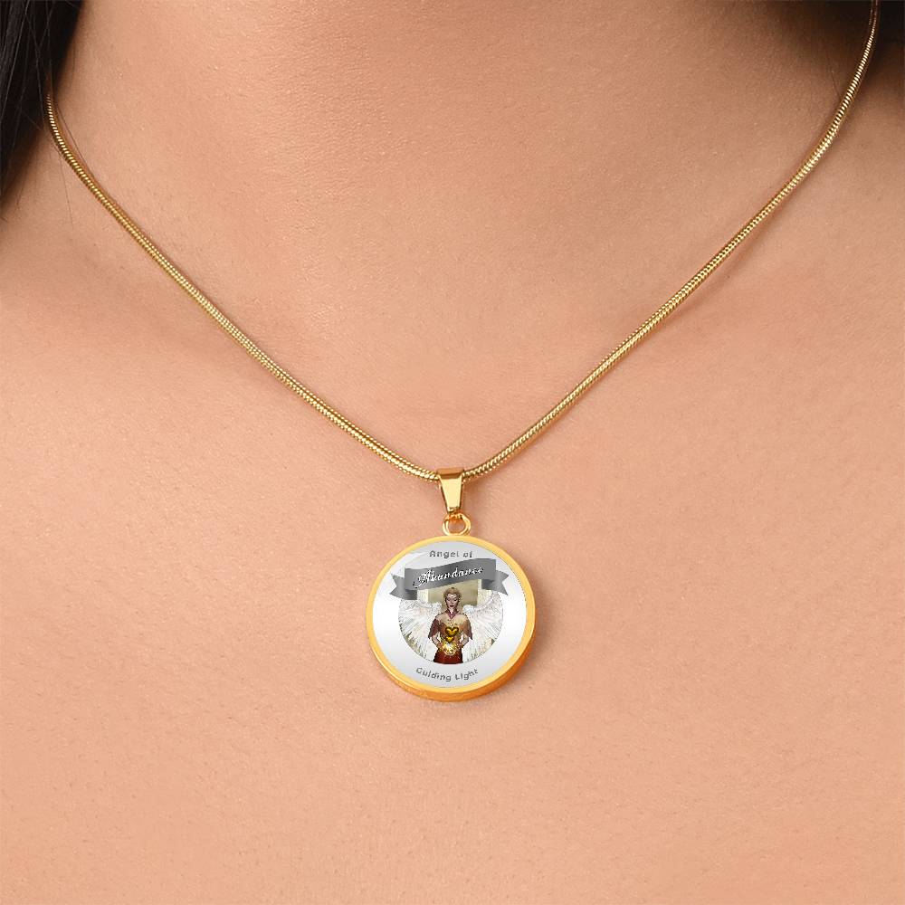Abundance - Guardian Angel Affirmation Necklace - More Than CharmsMore Than Charms
