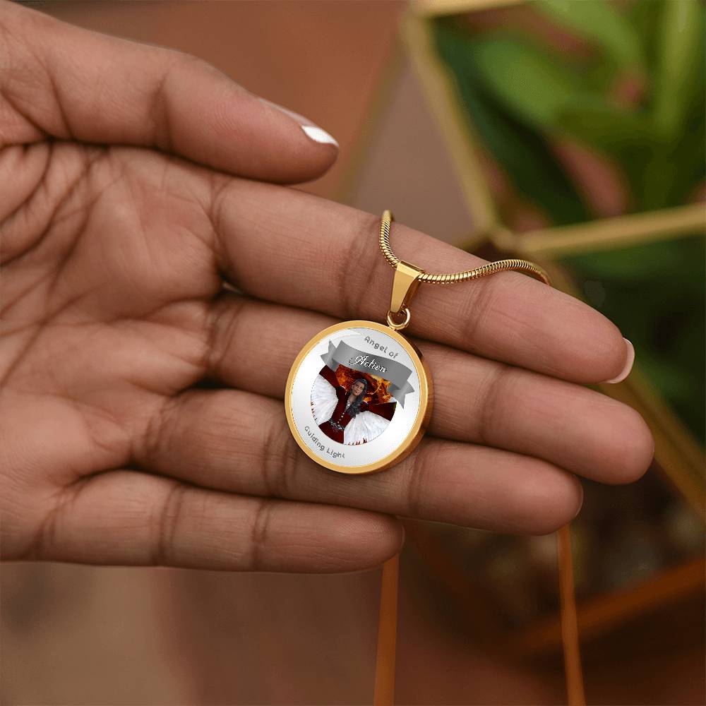 Action - Guardian Angel Affirmation Necklace - More Than CharmsMore Than Charms