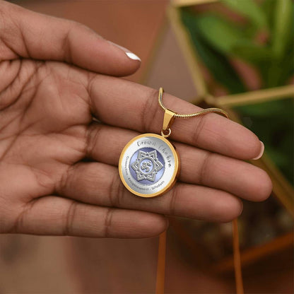 Crown Chakra - Connection Spiritual Enlightenment Divine Wisdom - Affirmation Necklace - More Than CharmsMore Than Charms