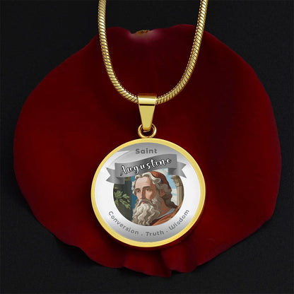 Saint Augustine - Affirmation Necklace - More Than CharmsMore Than Charms