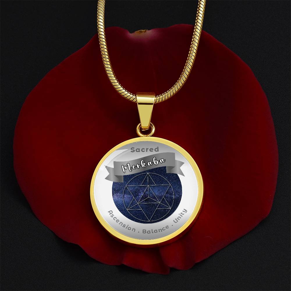Merkaba - Ascension Balance Unity - Affirmation Necklace - More Than CharmsMore Than Charms