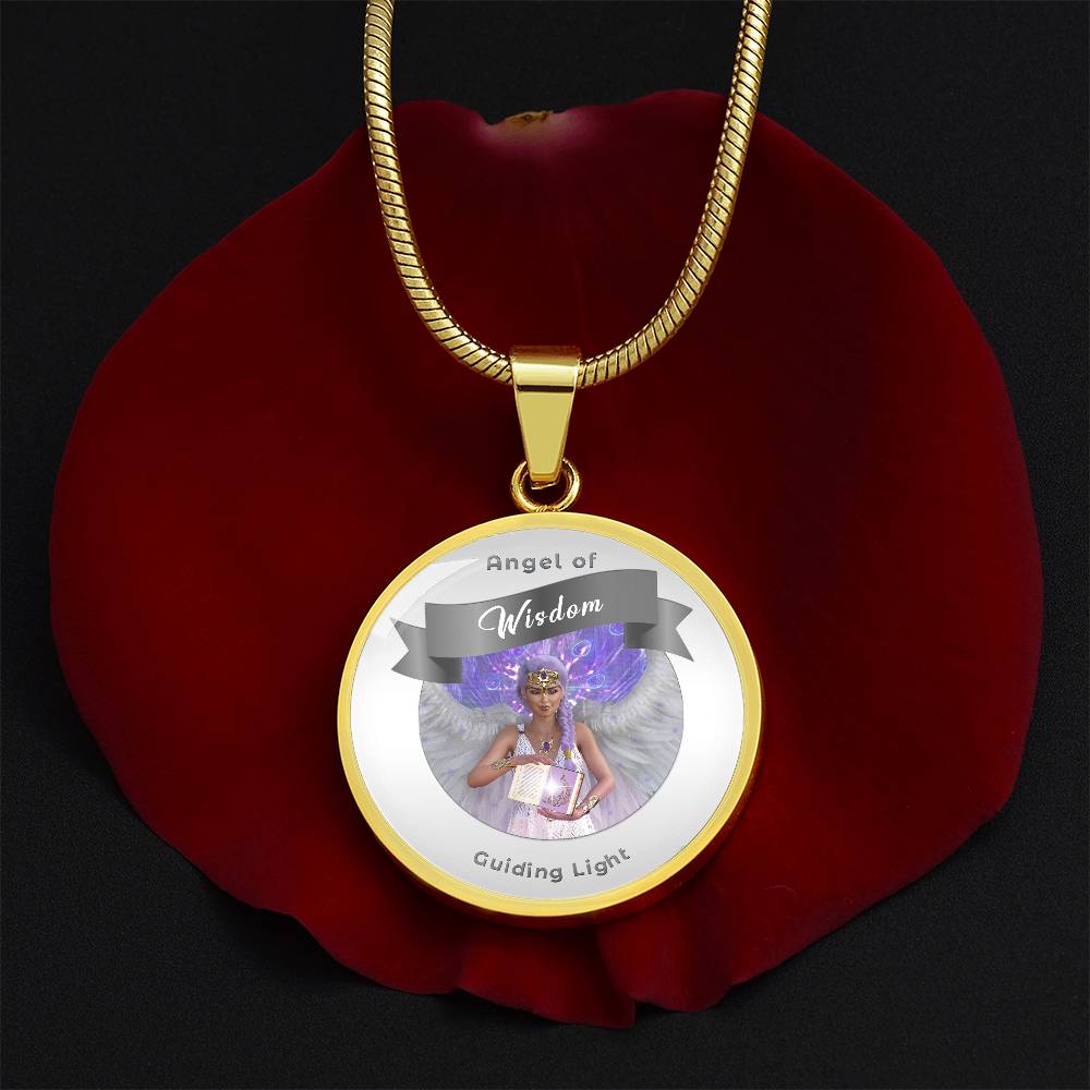 Wisdom - Guardian Angel Affirmation Necklace - More Than CharmsMore Than Charms