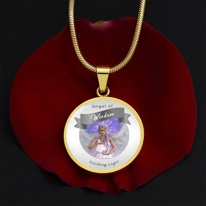 Wisdom - Guardian Angel Affirmation Necklace - More Than CharmsMore Than Charms
