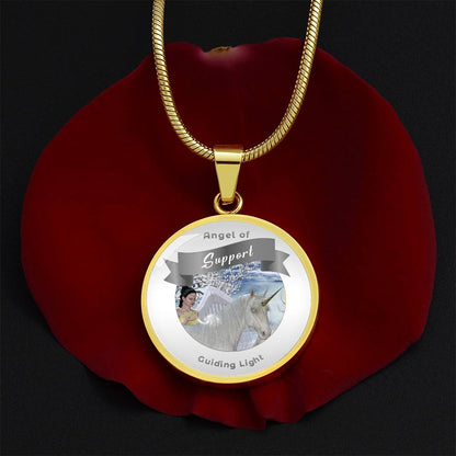Support - Guardian Angel Affirmation Necklace - More Than CharmsMore Than Charms