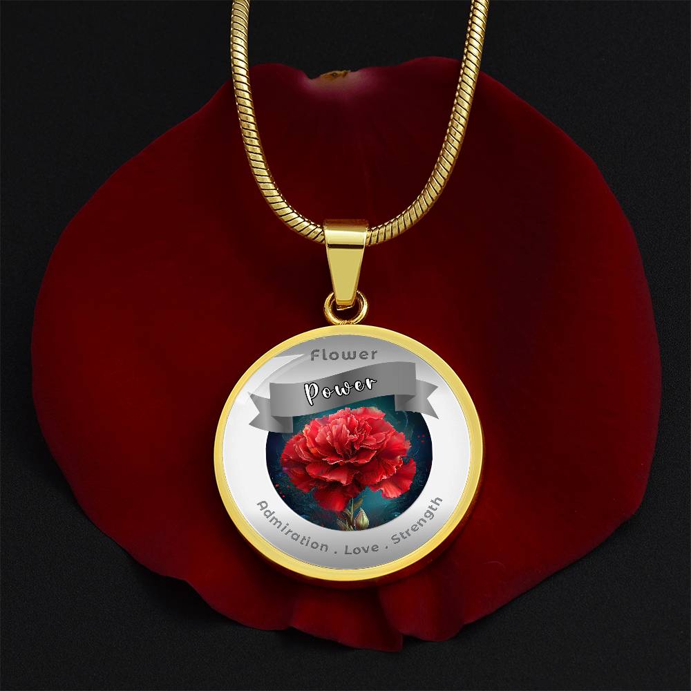 Carnation - Affirmation Necklace - More Than CharmsMore Than Charms