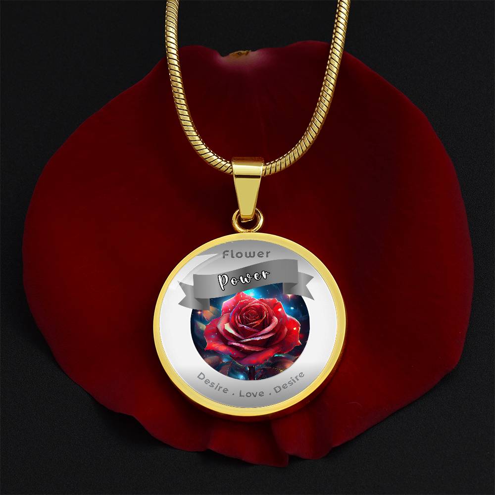 Rose - Affirmation Necklace - More Than CharmsMore Than Charms