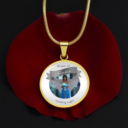 Freedom - Guardian Angel Affirmation Necklace - More Than CharmsMore Than Charms