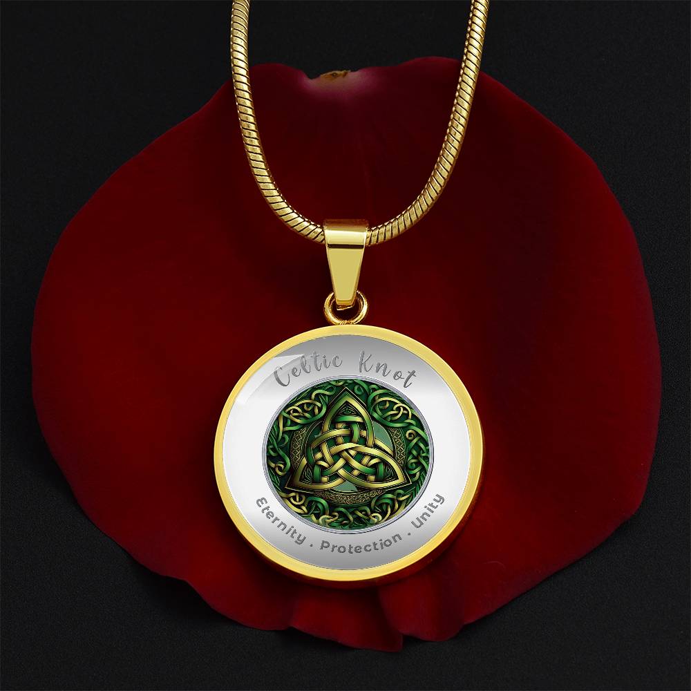 Celtic Knot - Eternity Unity Protection - Affirmation Necklace - More Than CharmsMore Than Charms