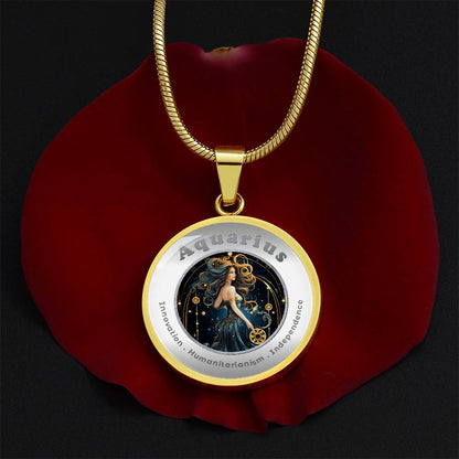 Aquarius - Affirmation Necklace - More Than CharmsMore Than Charms