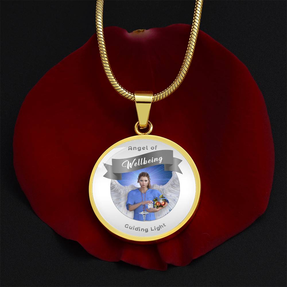 Wellbeing - Guardian Angel Affirmation Necklace - More Than CharmsMore Than Charms