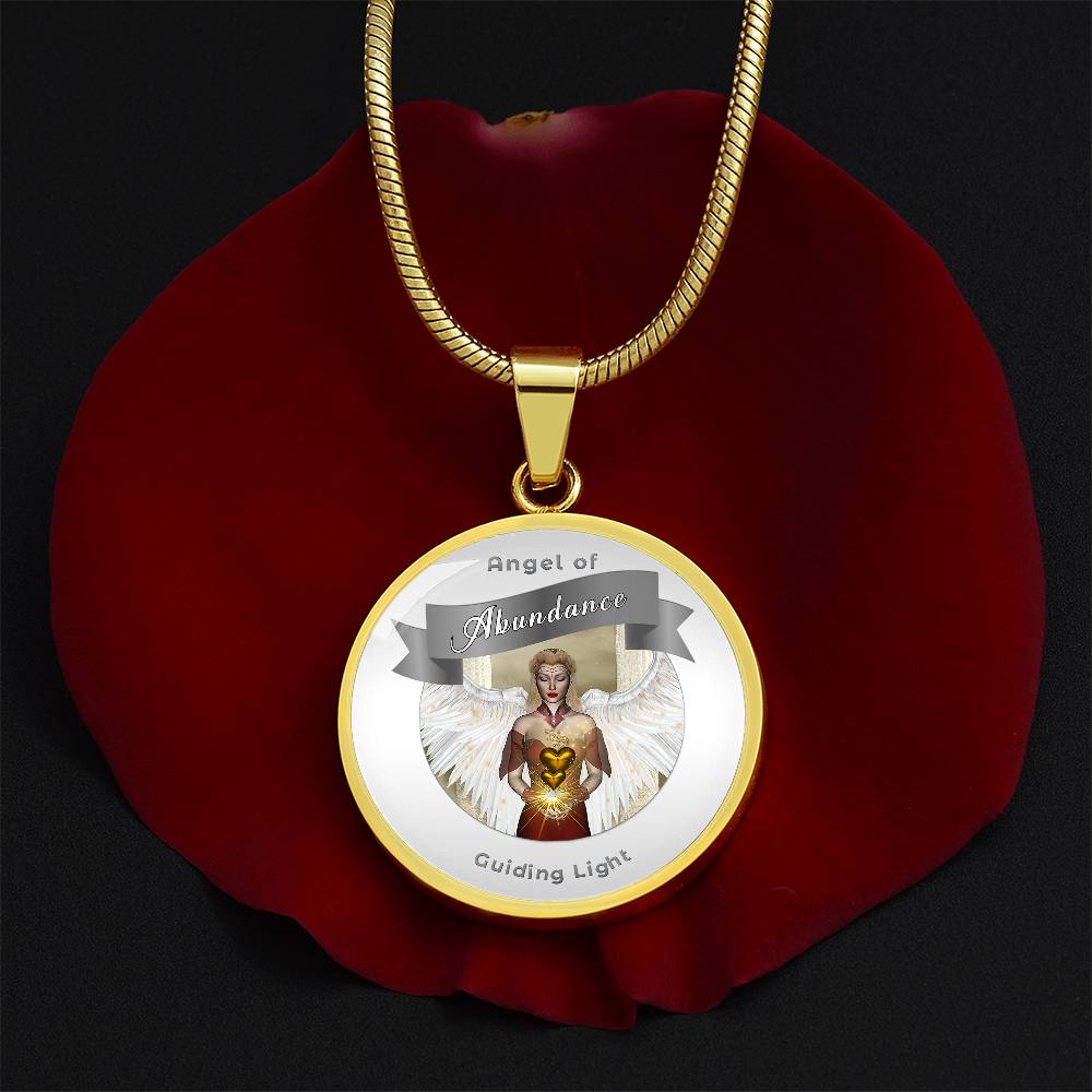 Abundance - Guardian Angel Affirmation Necklace - More Than CharmsMore Than Charms