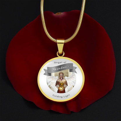 Abundance - Guardian Angel Affirmation Necklace - More Than CharmsMore Than Charms