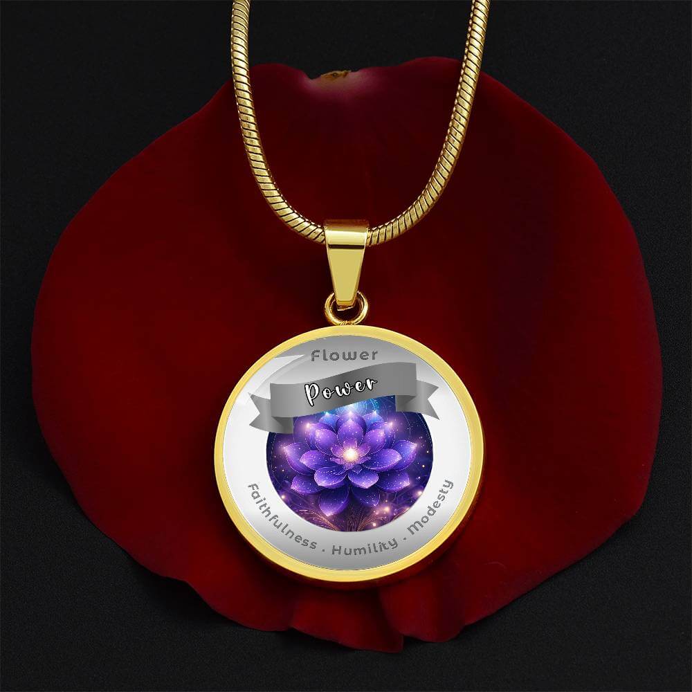 Violet - Affirmation Necklace - More Than CharmsMore Than Charms