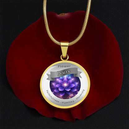 Violet - Affirmation Necklace - More Than CharmsMore Than Charms