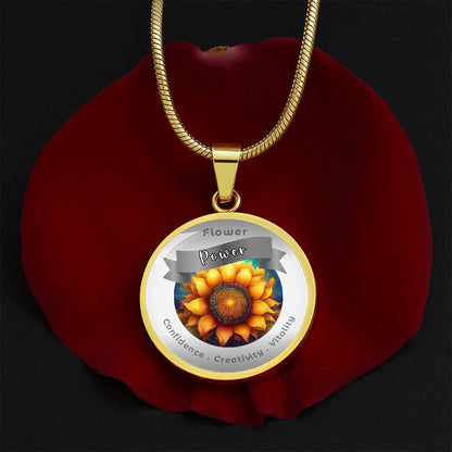Sunflower - Affirmation Necklace - More Than CharmsMore Than Charms