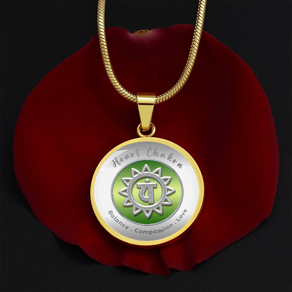 Heart Chakra - Love Compassion Balance - Affirmation Necklace - More Than CharmsMore Than Charms