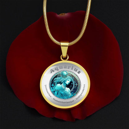 Aquarius - Affirmation Necklace - More Than CharmsMore Than Charms