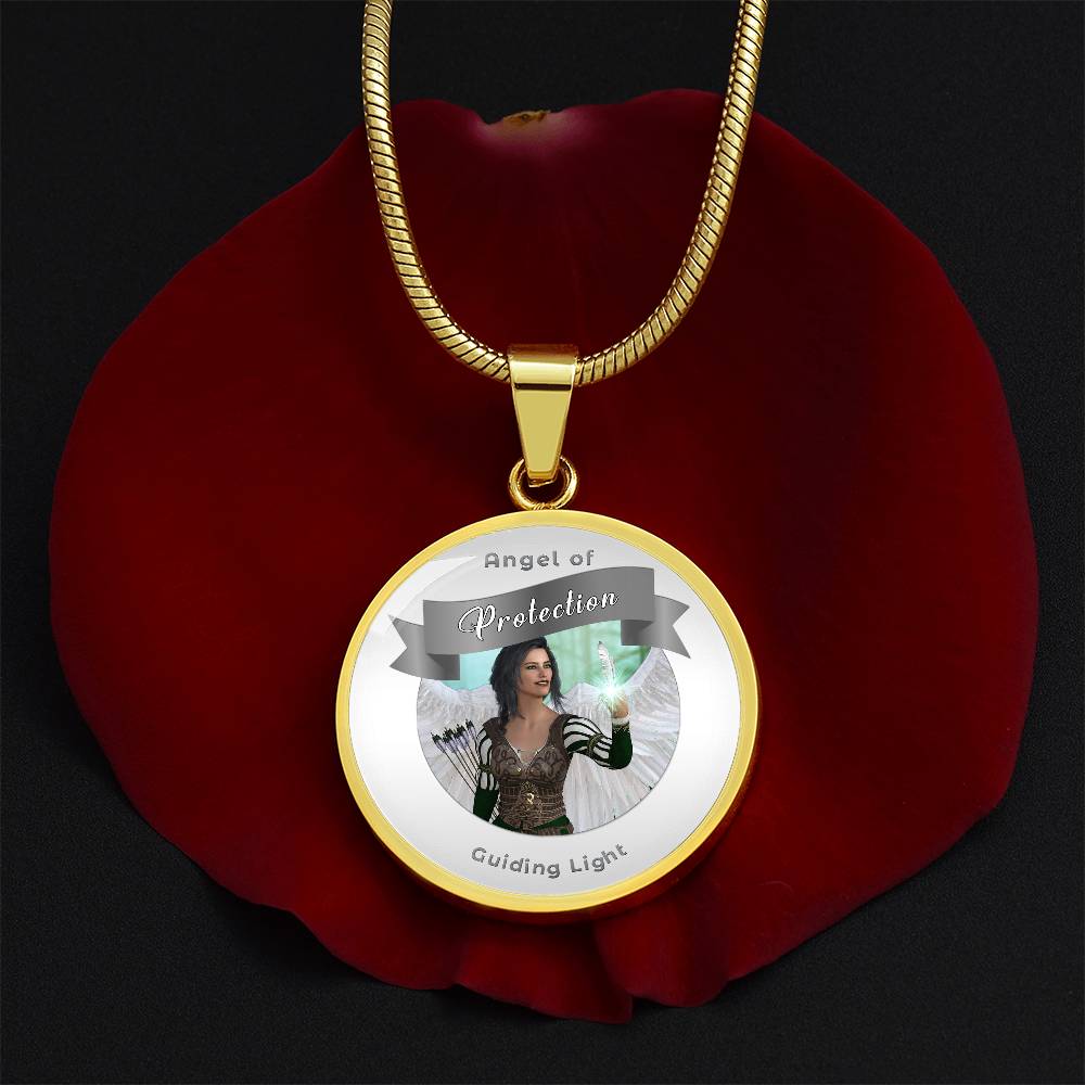 Protection - Guardian Angel Affirmation Necklace - More Than CharmsMore Than Charms