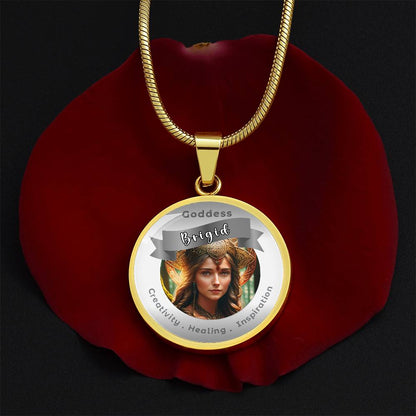 Brigid - Affirmation Pendant For Creativity . Healing . Inspiration -More Than CharmsMore Than Charms