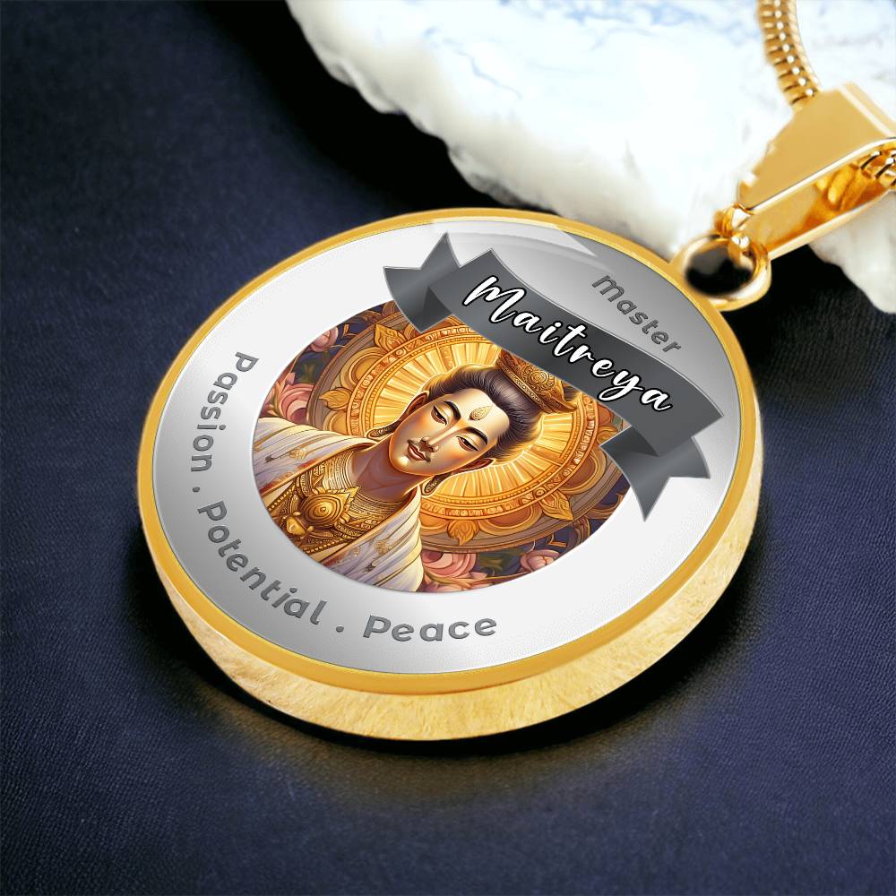 Maitreya - Affirmation Necklace For Passion, Potential & Peace - More Than CharmsMore Than Charms