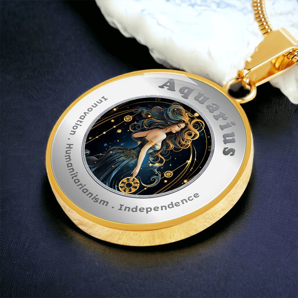 Aquarius - Affirmation Necklace - More Than CharmsMore Than Charms