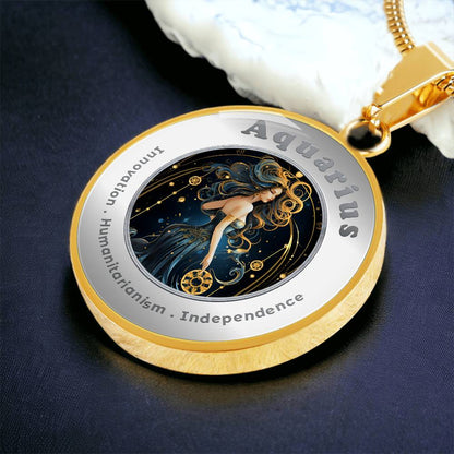 Aquarius - Affirmation Necklace - More Than CharmsMore Than Charms