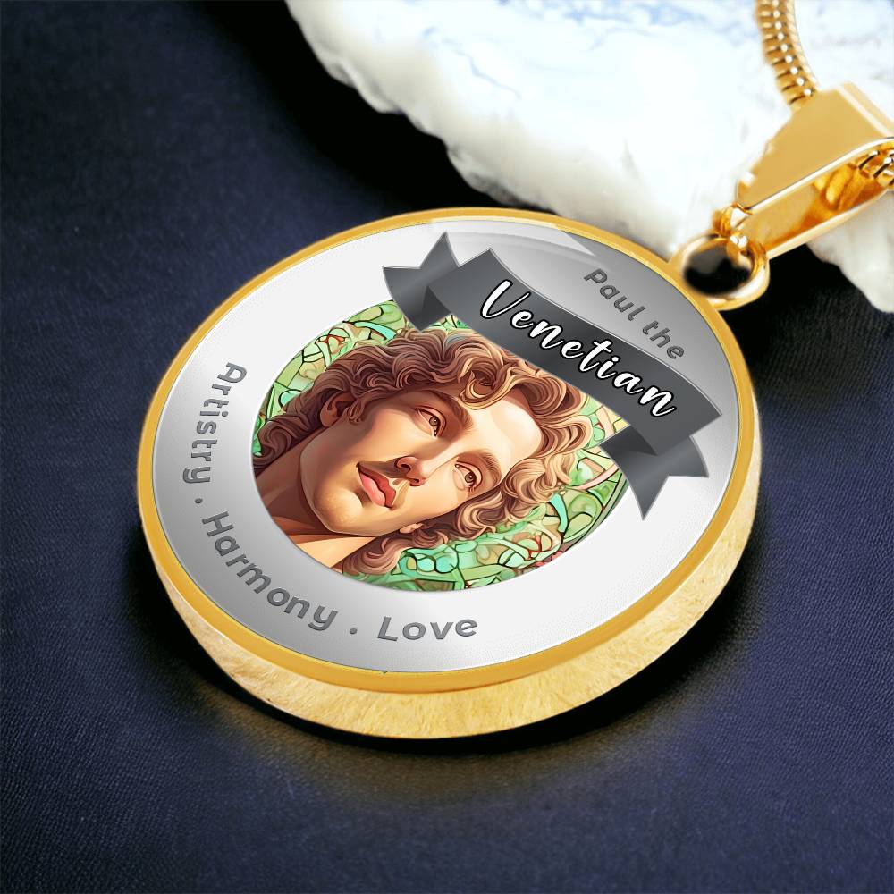 Paul The Venetian - Affirmation Necklace For Artistry, Harmony & Love - More Than CharmsMore Than Charms