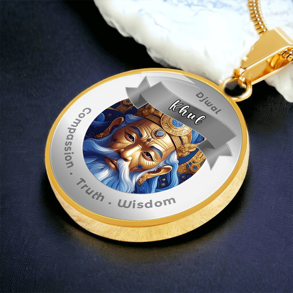 Djwal Khul - Affirmation Necklace For Compassion, Truth & Wisdom - More Than CharmsMore Than Charms