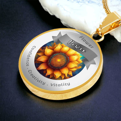 Sunflower - Affirmation Necklace - More Than CharmsMore Than Charms