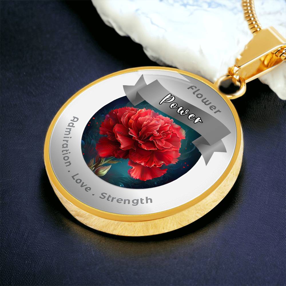 Carnation - Affirmation Necklace - More Than CharmsMore Than Charms