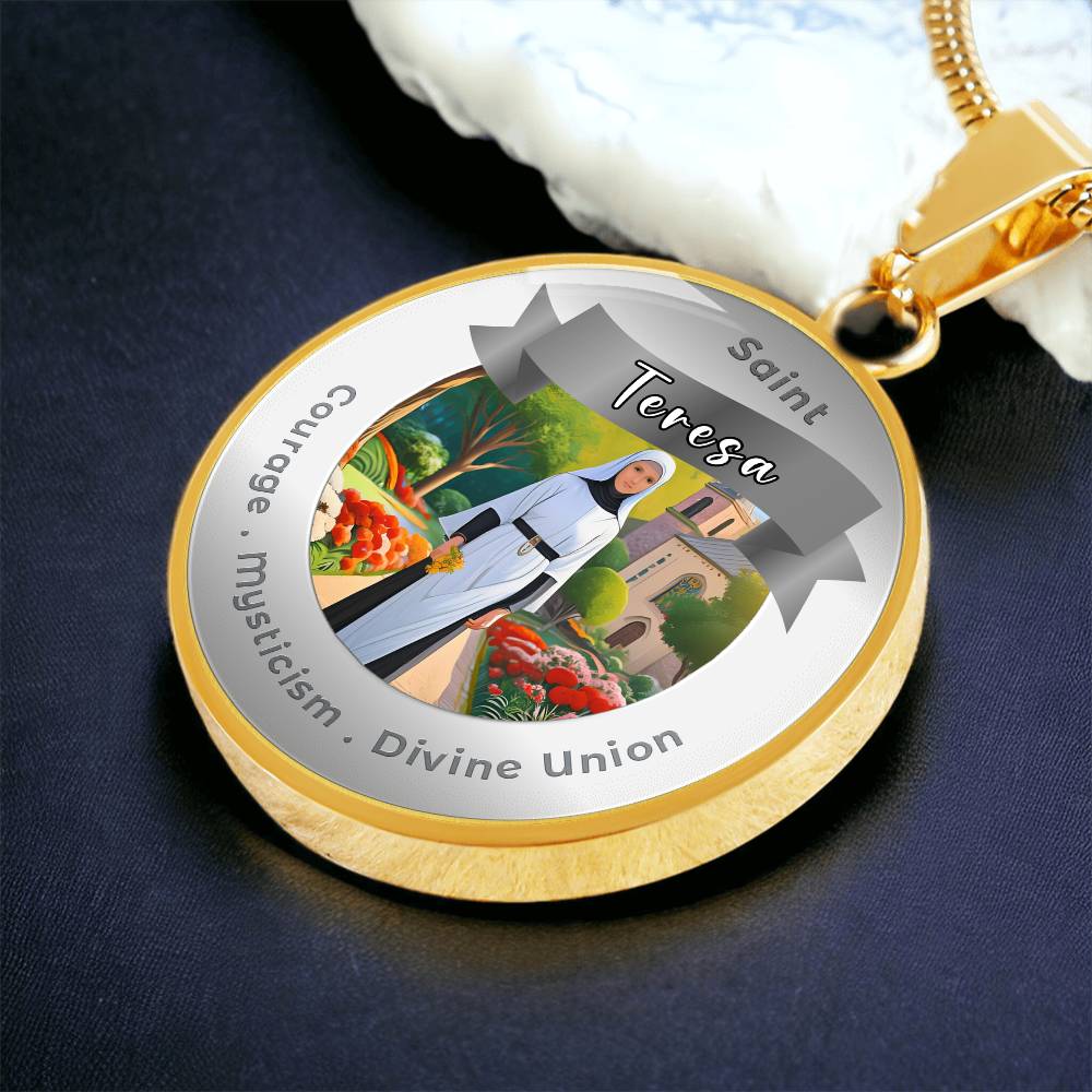 Saint Teresa - Affirmation Necklace - More Than CharmsMore Than Charms