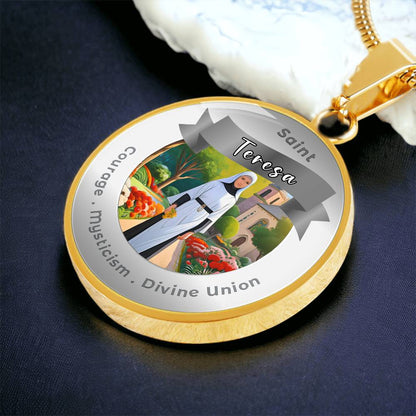 Saint Teresa - Affirmation Necklace - More Than CharmsMore Than Charms