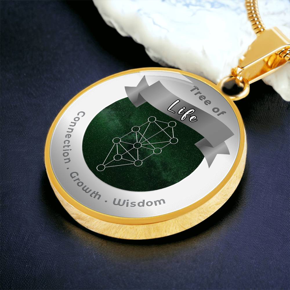 Tree of Life – Sephiroth - Wisdom Balance Divine Connection - Affirmation Necklace - More Than CharmsMore Than Charms