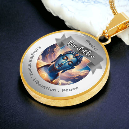 Buddha - Affirmation Necklace For Enlightenment, Liberation & Peace - More Than CharmsMore Than Charms