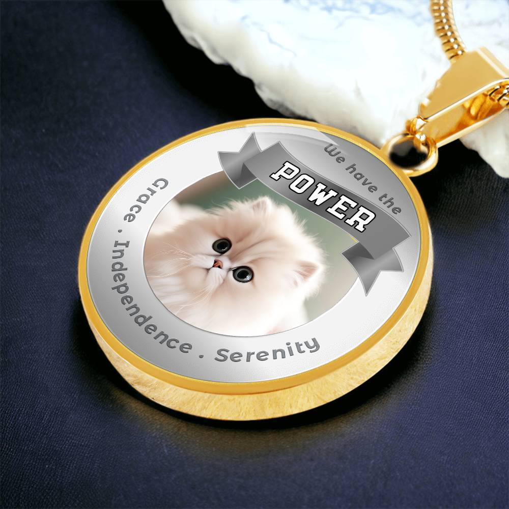 Persian - Cat Power Animal Affirmation Necklace - More Than CharmsMore Than Charms