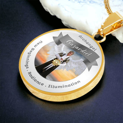 Archangel Gazadiel - Affirmation Necklace For New Beginnings, Radiance & Illumination- More Than CharmsMore Than Charms